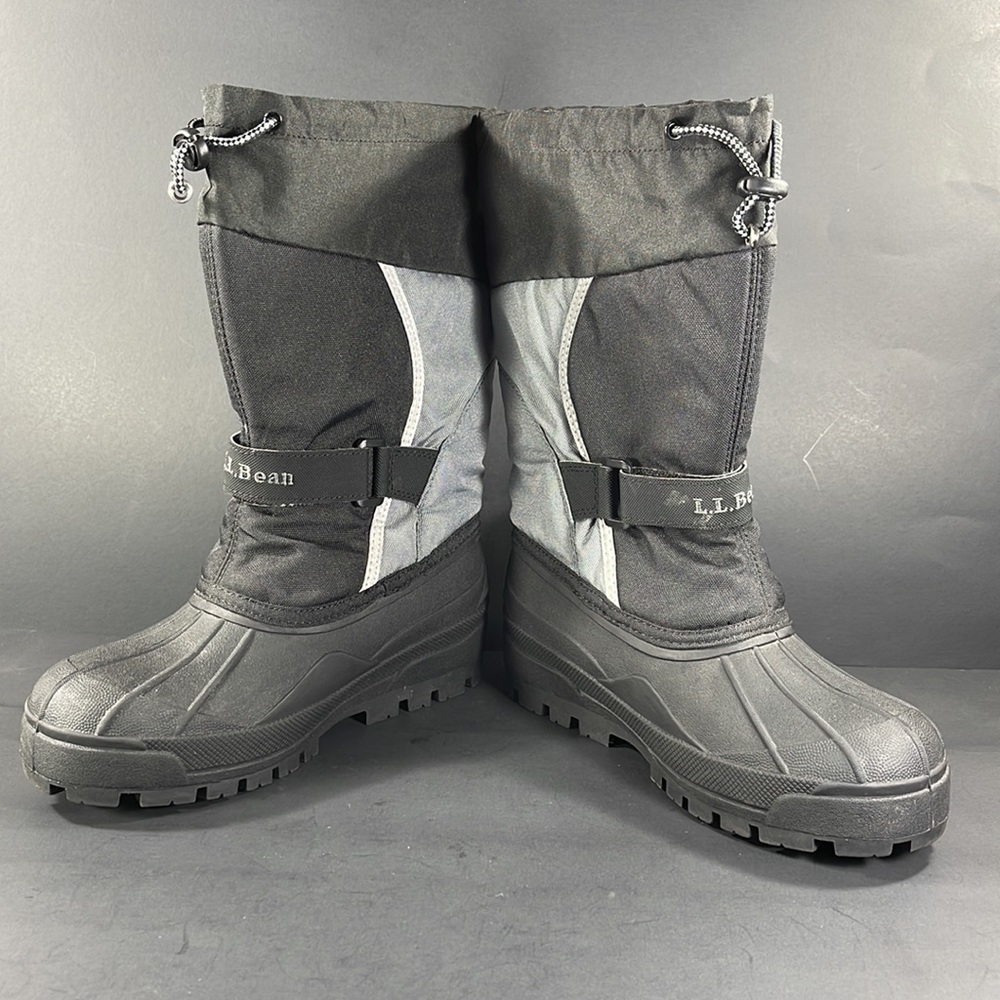 L.L. Bean Northwoods Winter Black Kid’s Boots size - Picture 6 of 8